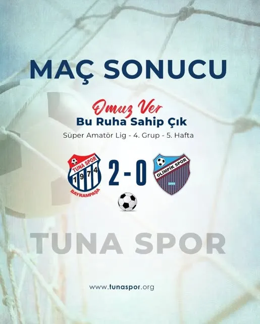 ⚽️ Tuna Spor, Derbi Galibiyetiyle Coştu: Bahçelievler Olimpik